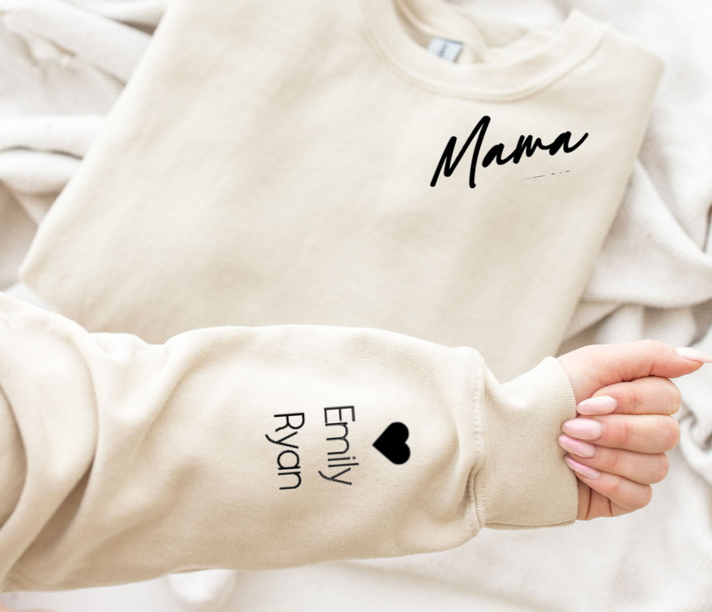 MOTHERS SWEATSHIRT - NECK