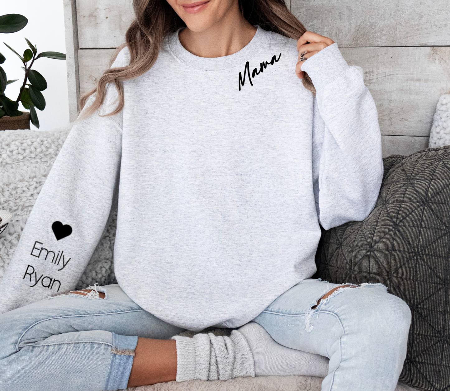 MOTHERS SWEATSHIRT - NECK