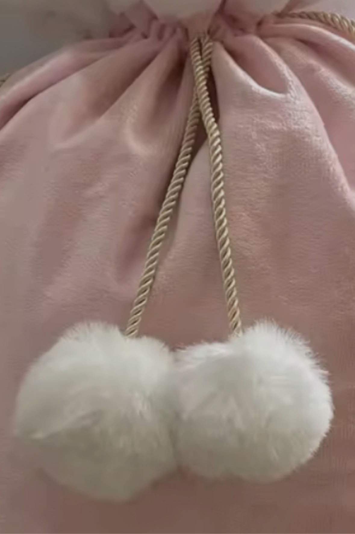 LUX CHRISTMAS SACK - PINK