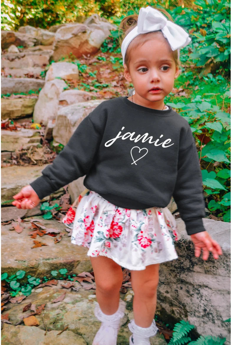 NAME WITH HEART - Sweatshirt