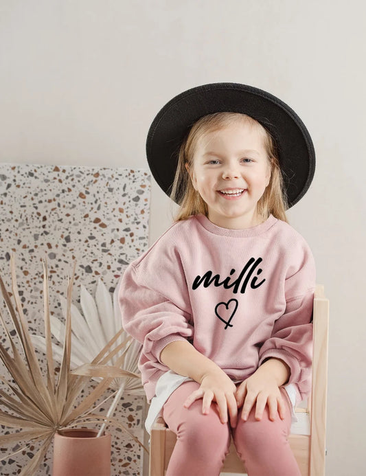 NAME WITH HEART - Sweatshirt