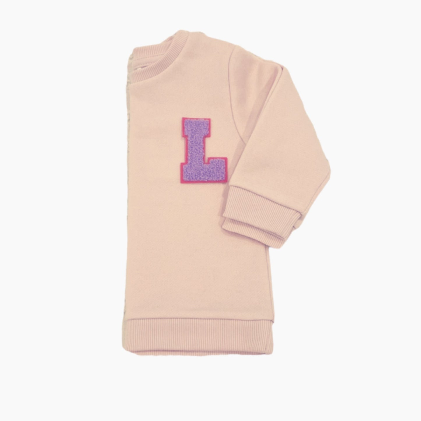 CHENILLE INITIAL SWEATSHIRT