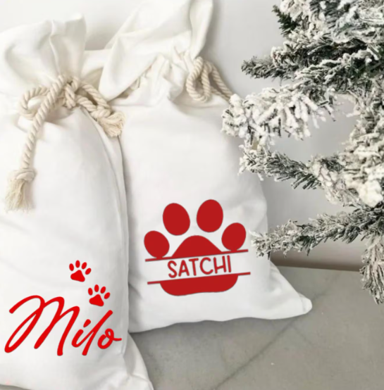 DOG CHRISTMAS SACK