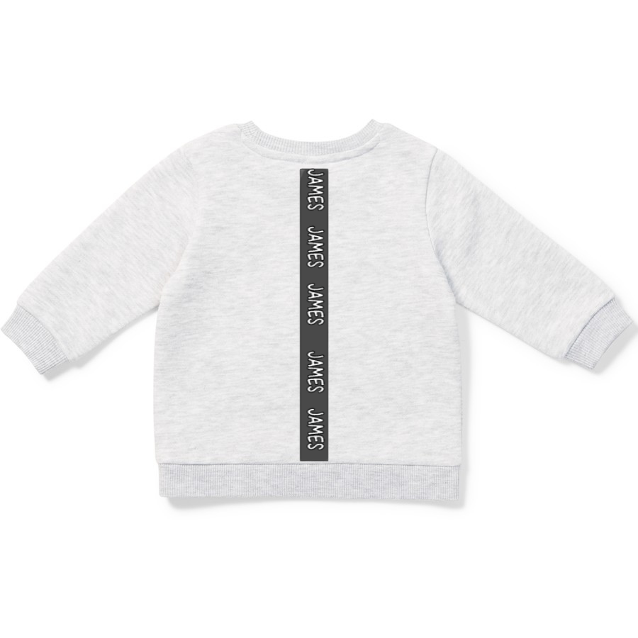 NAME TAPE SWEATSHIRT