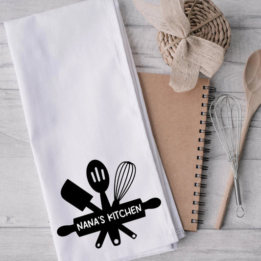 PERSONALISED TEA TOWEL - Utensils