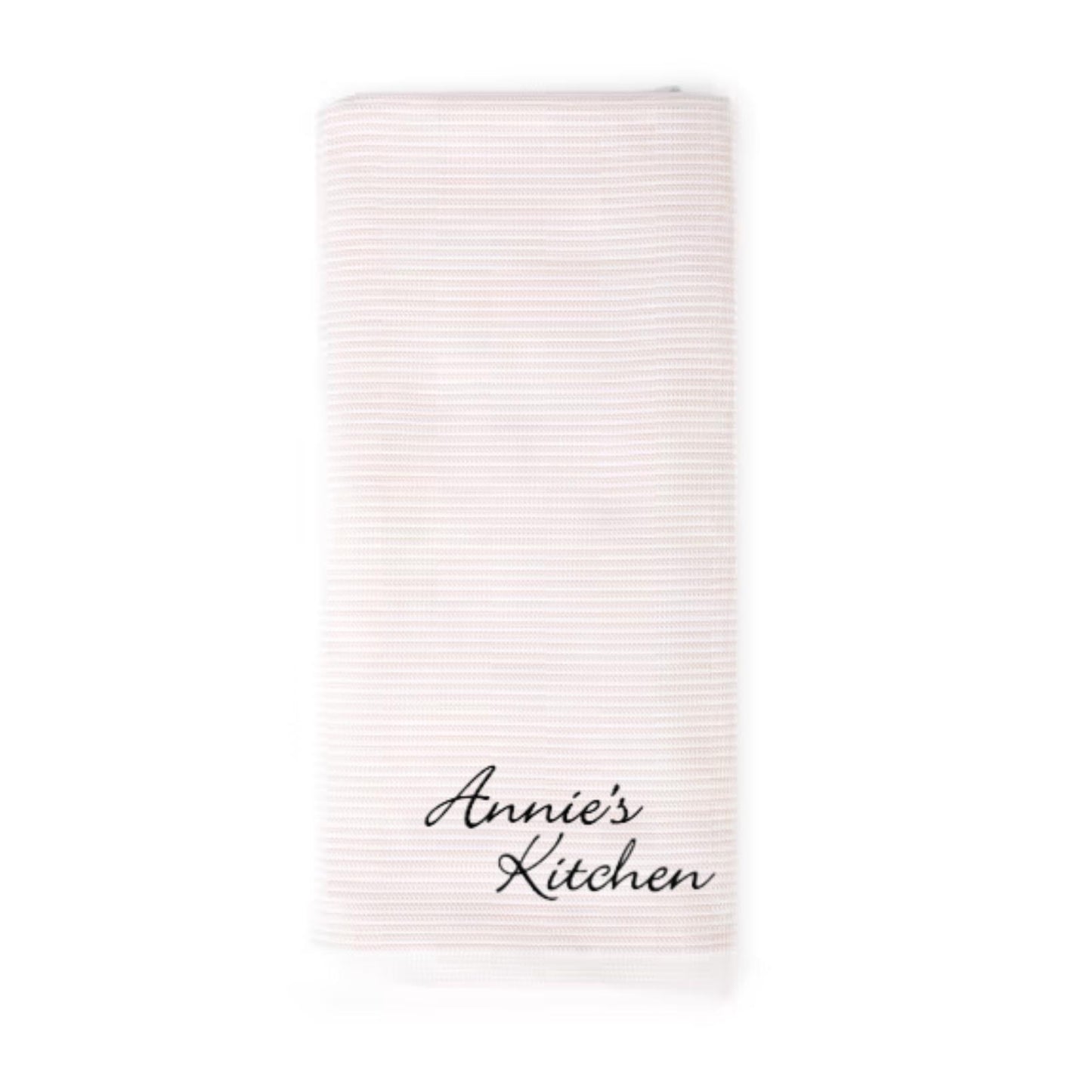 PERSONALISED TEA TOWEL SET - Dusty Pink