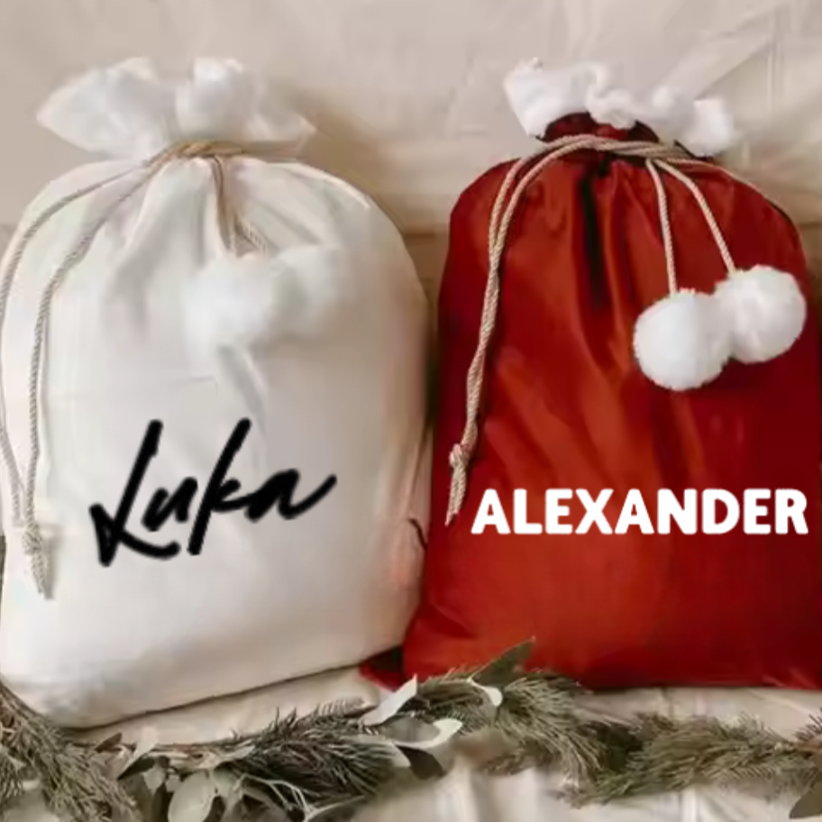LUX CHRISTMAS SACK - RED