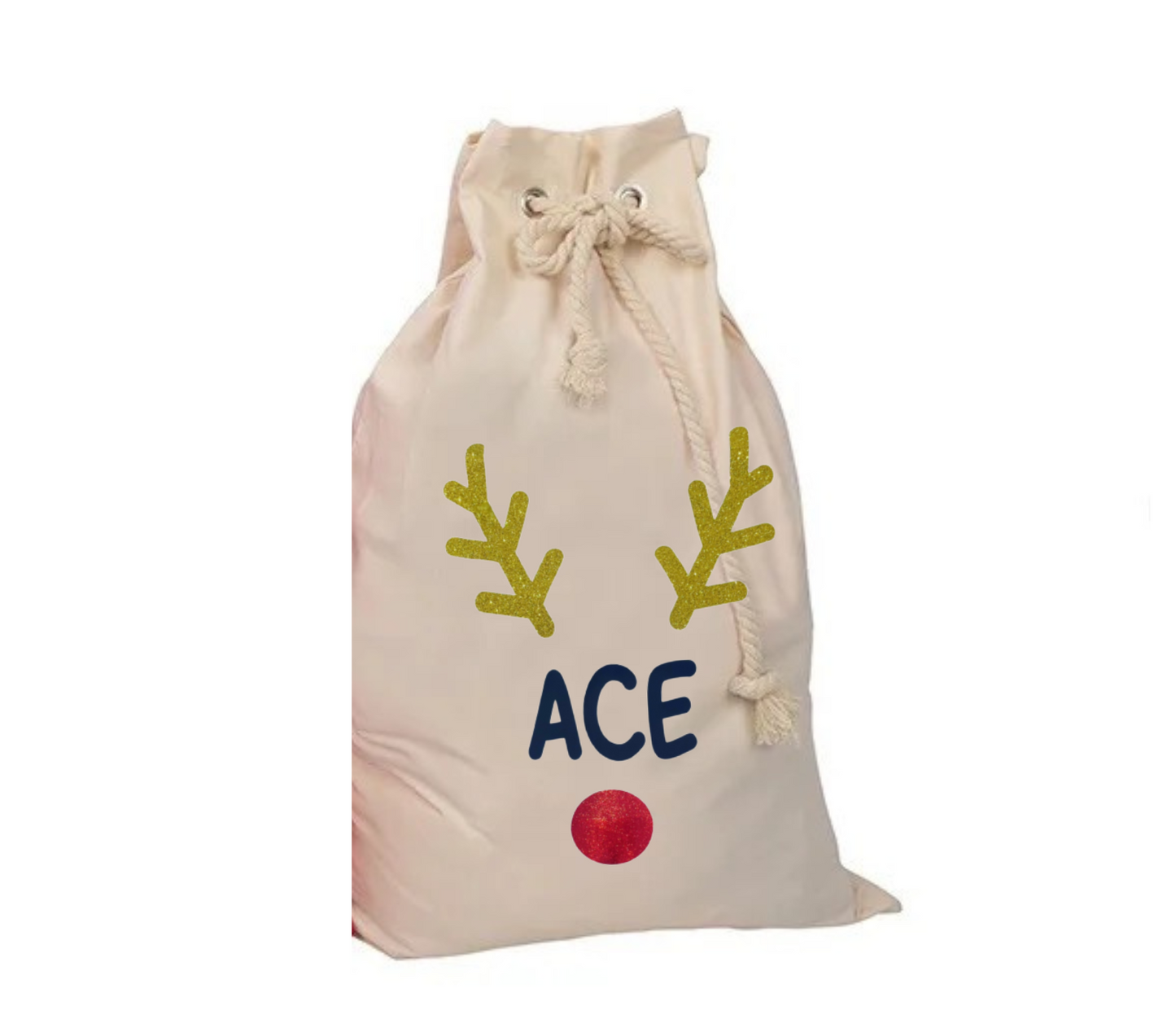 REINDEER SANTA SACK