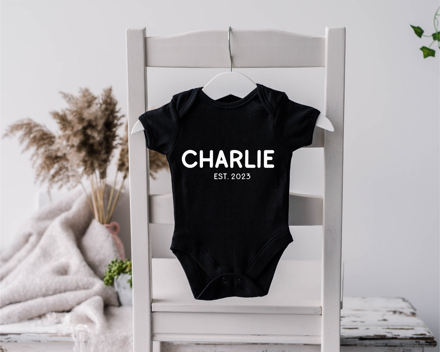 CLASSIC NAME & EST BODYSUIT