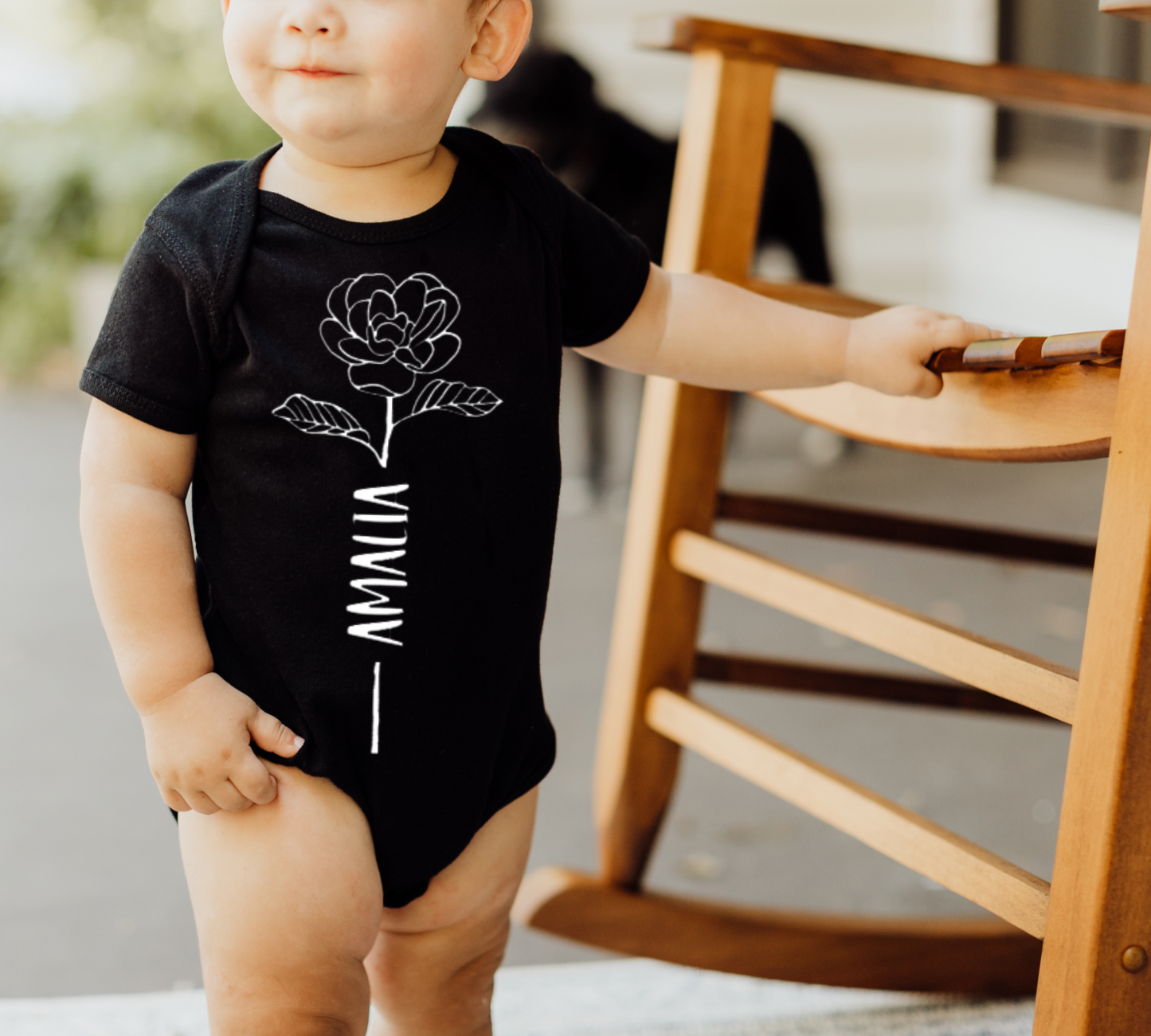 FLOWER STEM NAME BODYSUIT