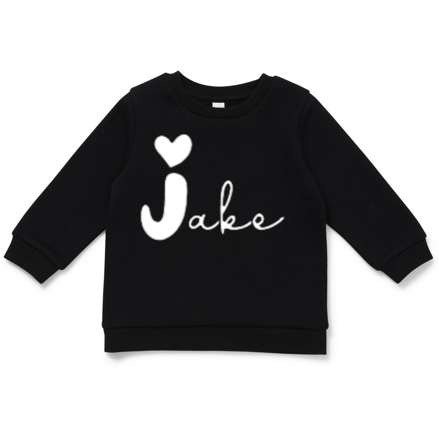 HEART INITIAL SWEATSHIRT