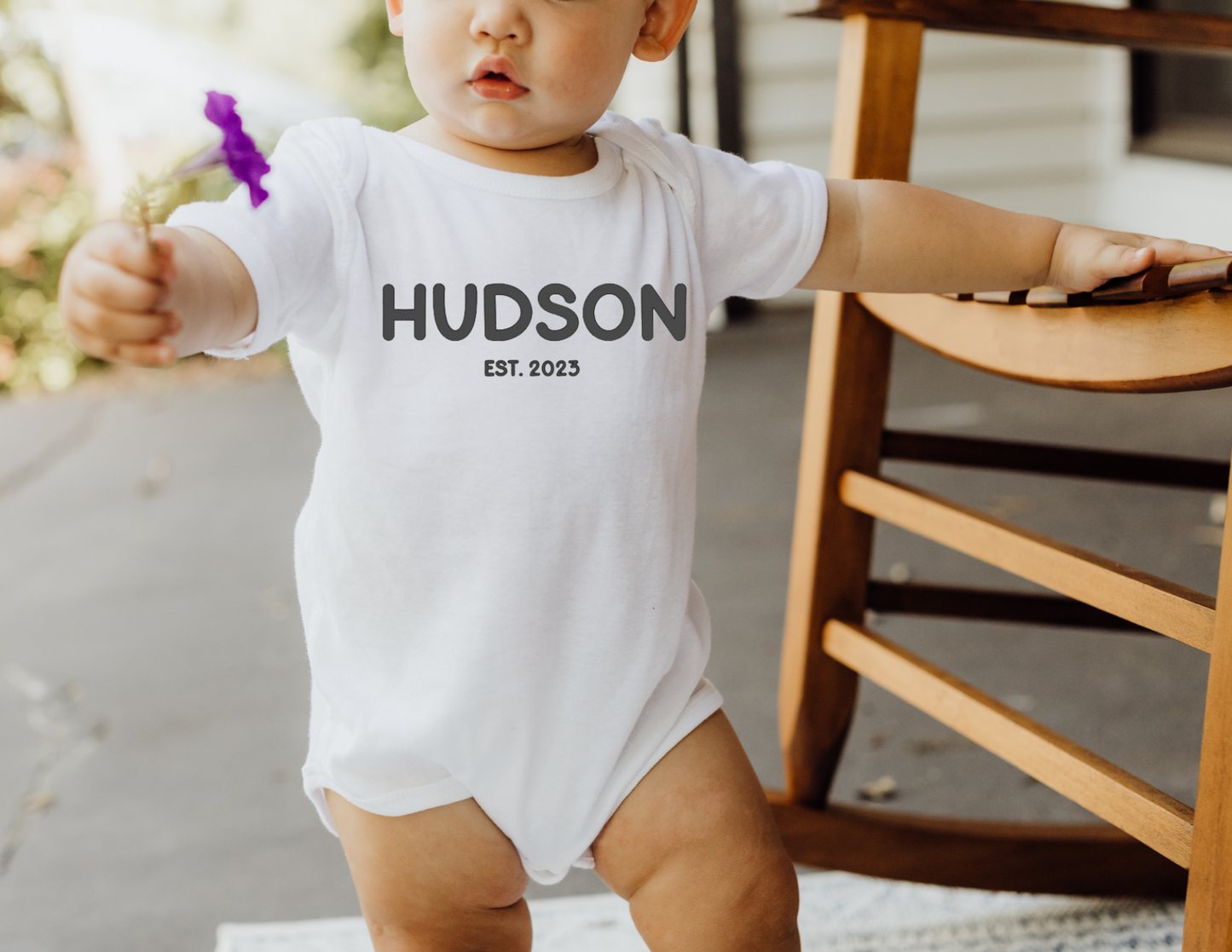 CLASSIC NAME & EST BODYSUIT