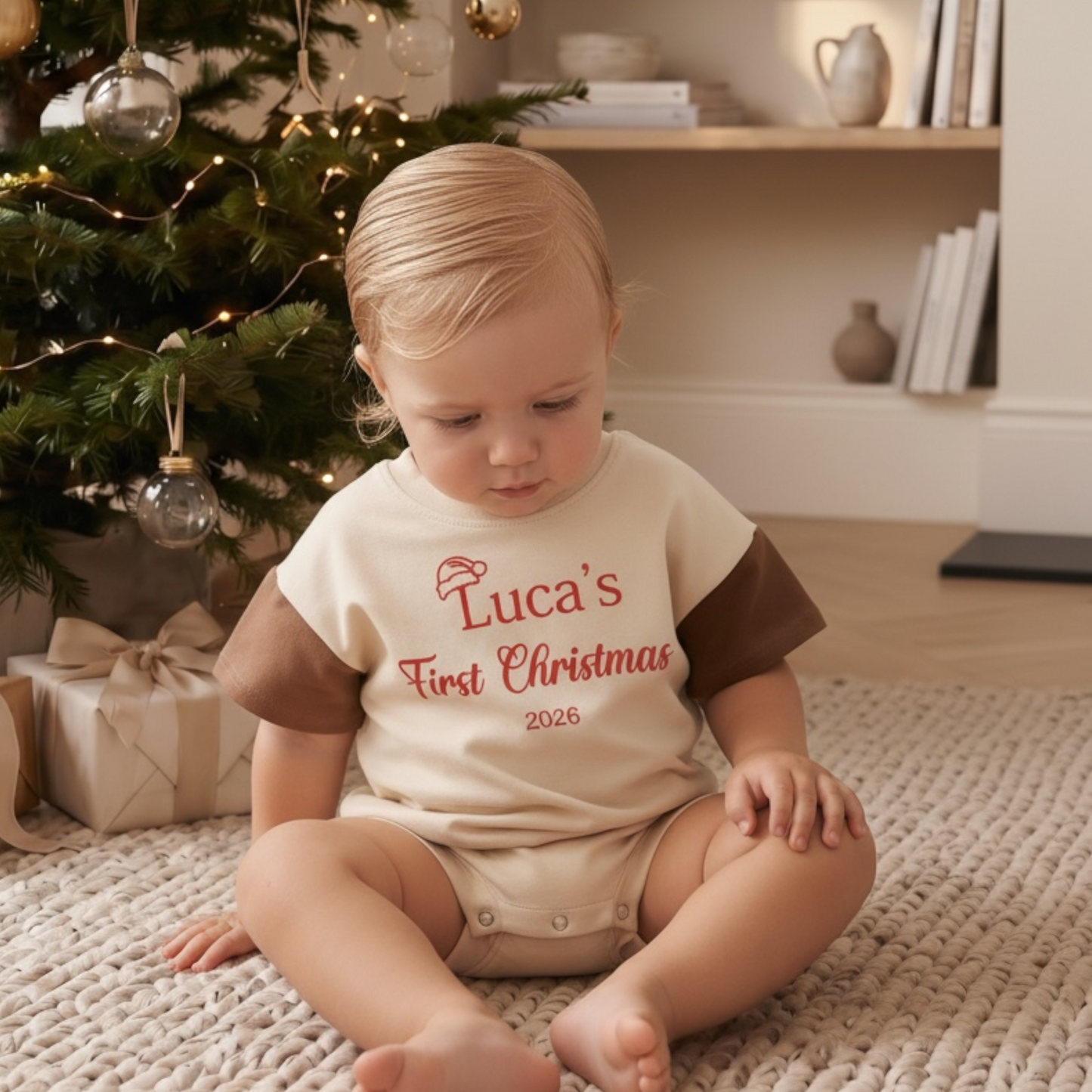 FIRST CHRISTMAS ROMPER - Personalised
