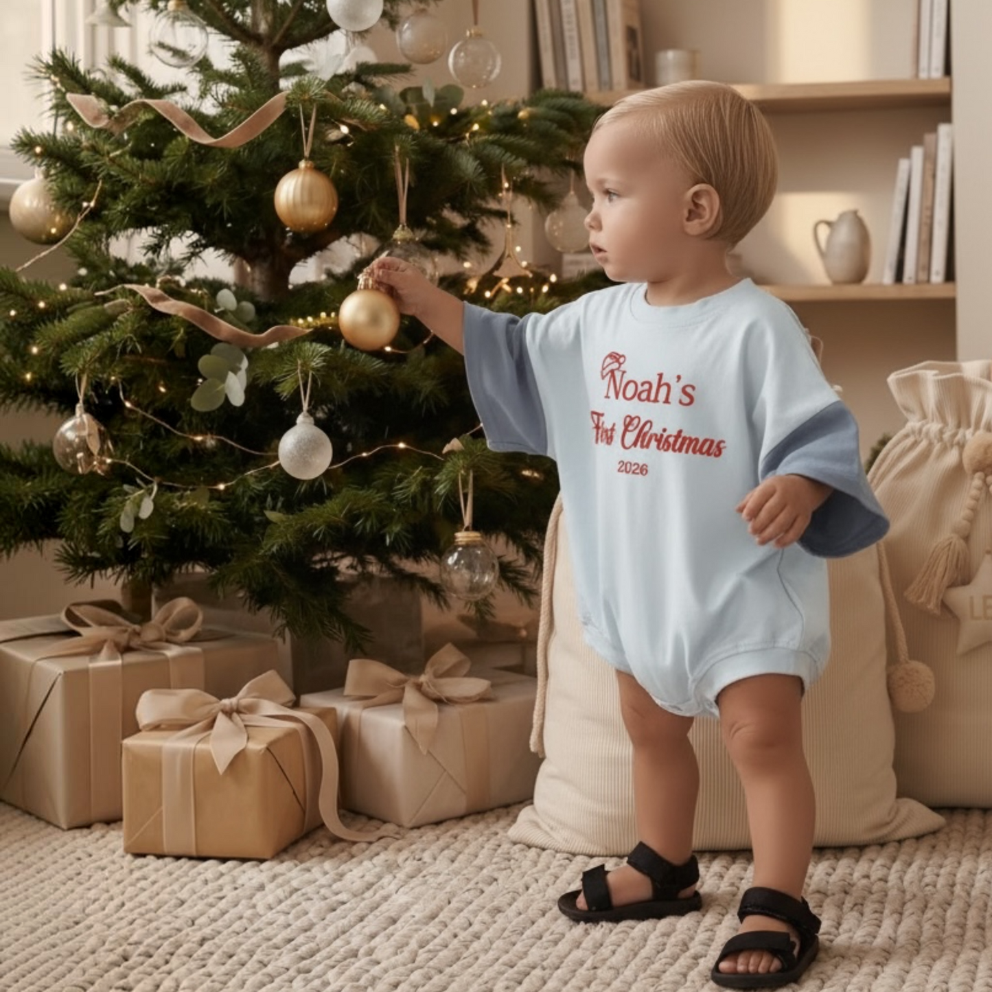 FIRST CHRISTMAS ROMPER - Personalised