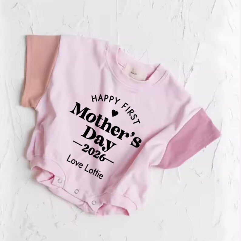 PERSONALISED FIRST MOTHERS DAY ROMPER