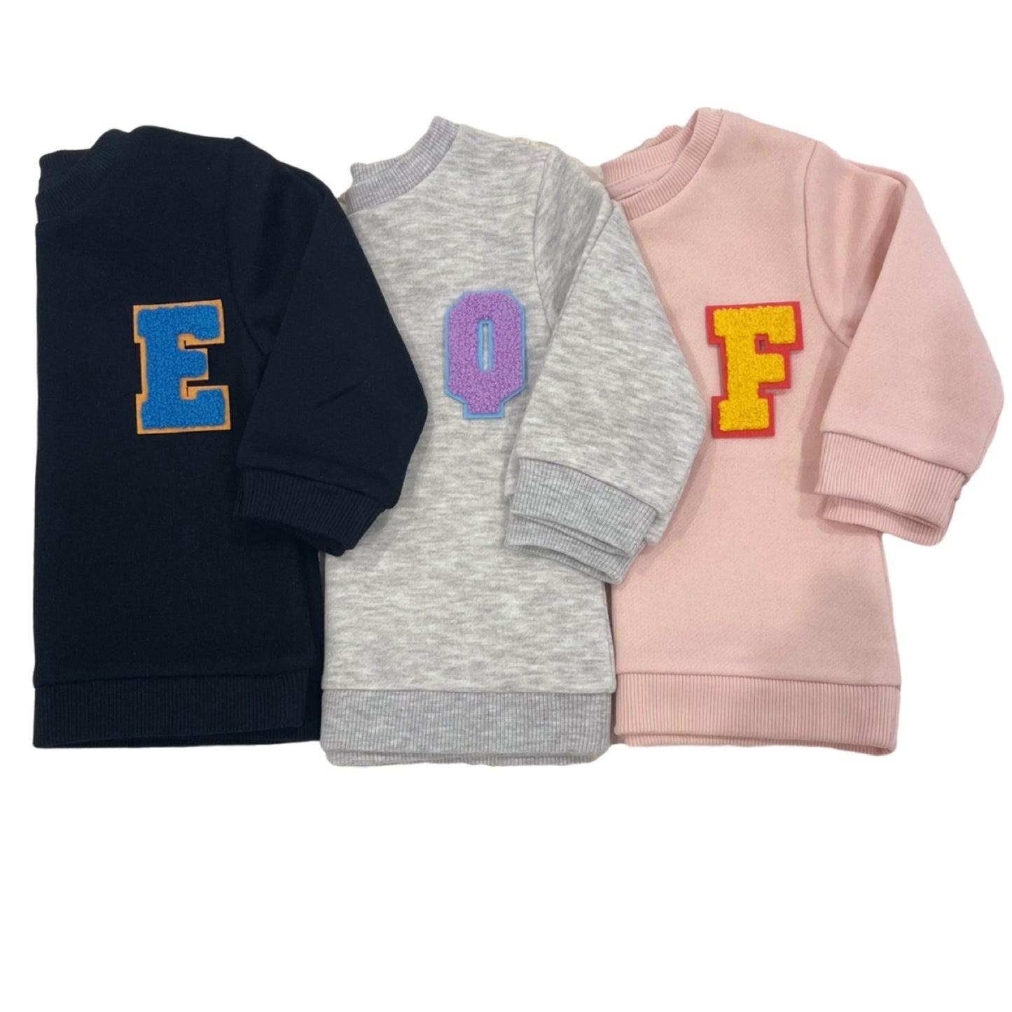 CHENILLE INITIAL SWEATSHIRT