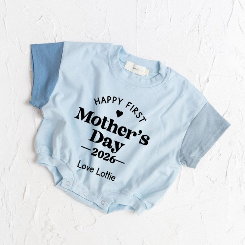 PERSONALISED FIRST MOTHERS DAY ROMPER