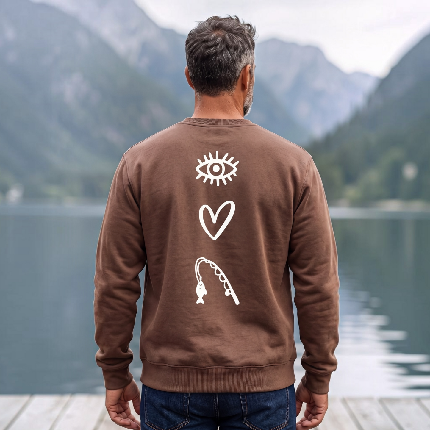 I LOVE 🎣 SWEATSHIRT