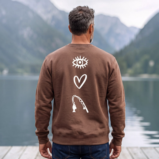 I LOVE 🎣 SWEATSHIRT
