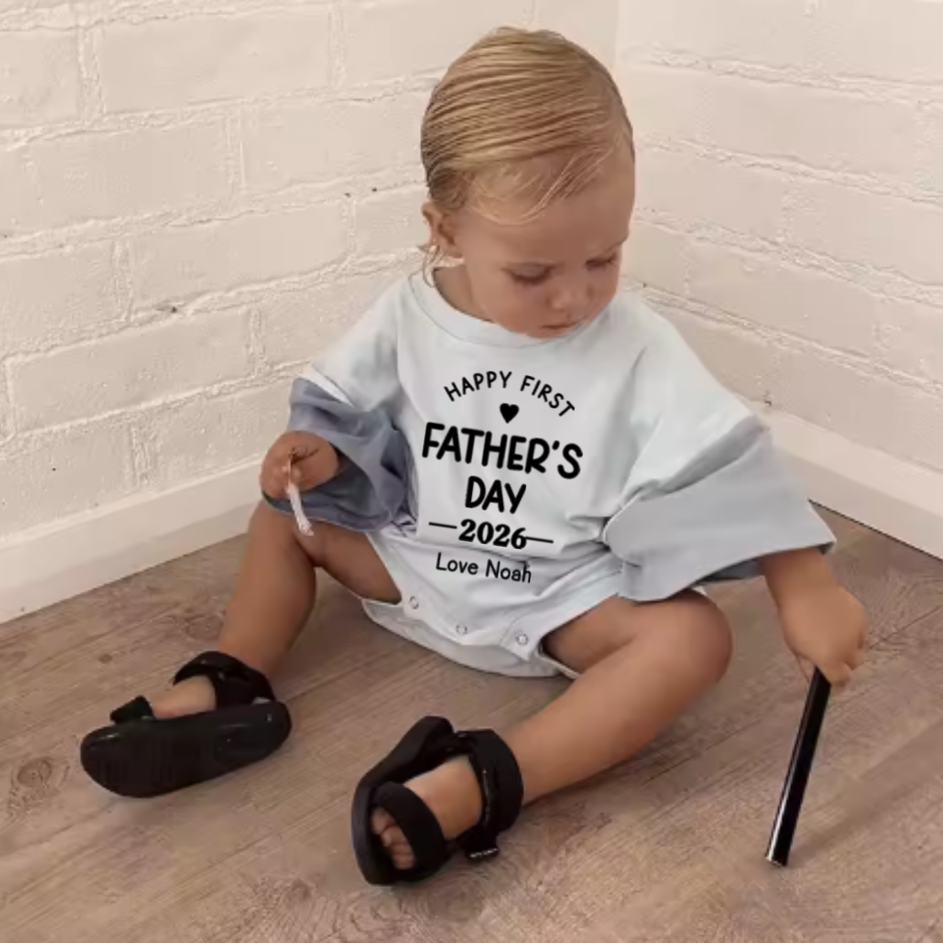 PERSONALISED FIRST FATHERS DAY ROMPER