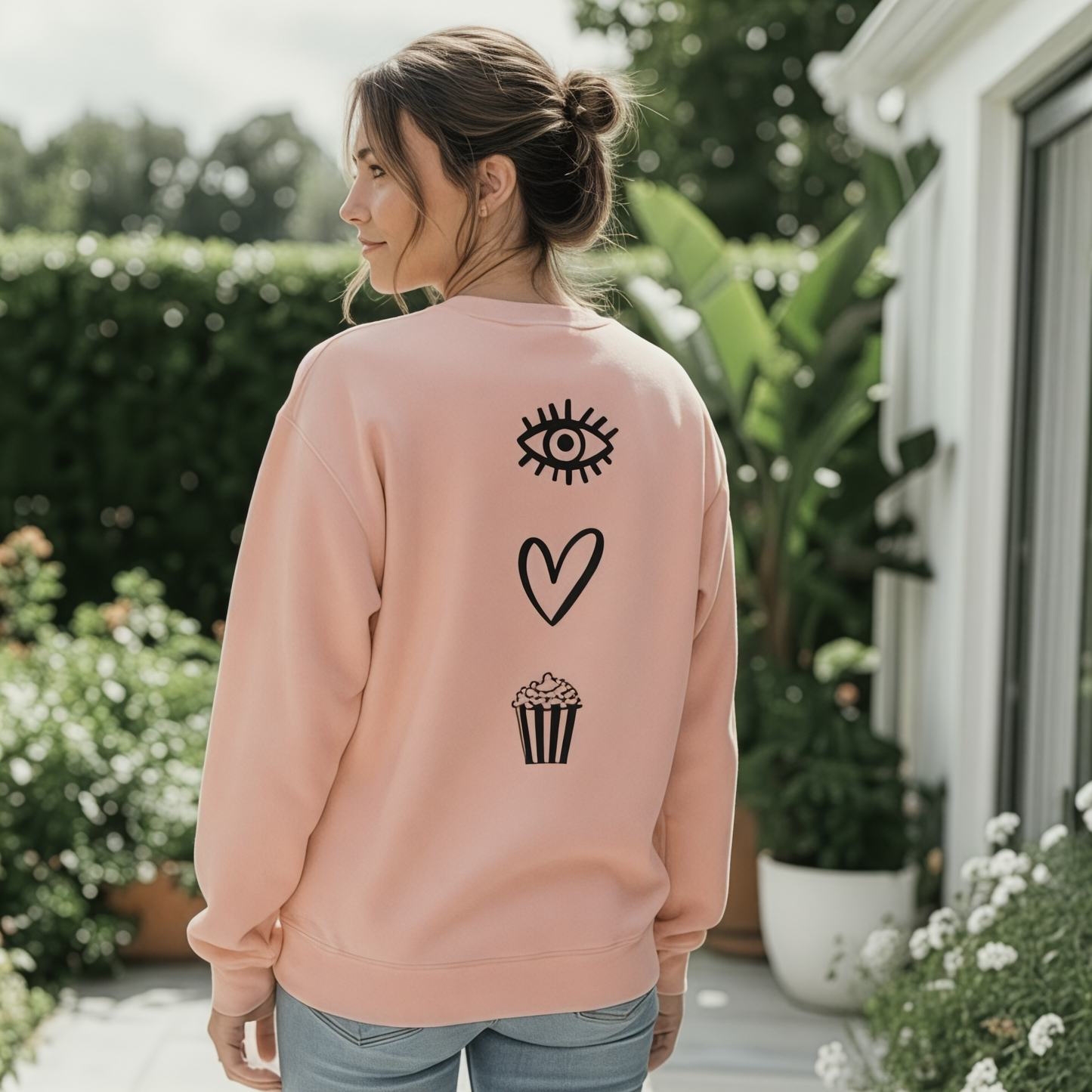 I LOVE 🍿 Adult Sweatshirt