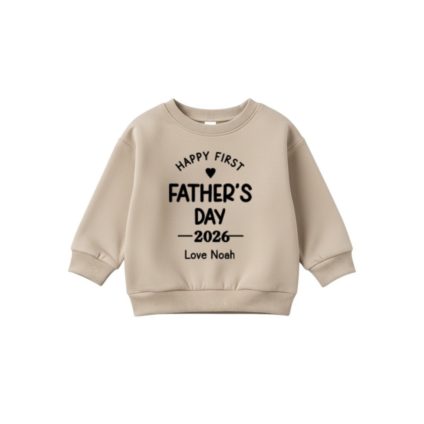 FIRST FATHERS DAY PERSONALISED SWEATSHIRT