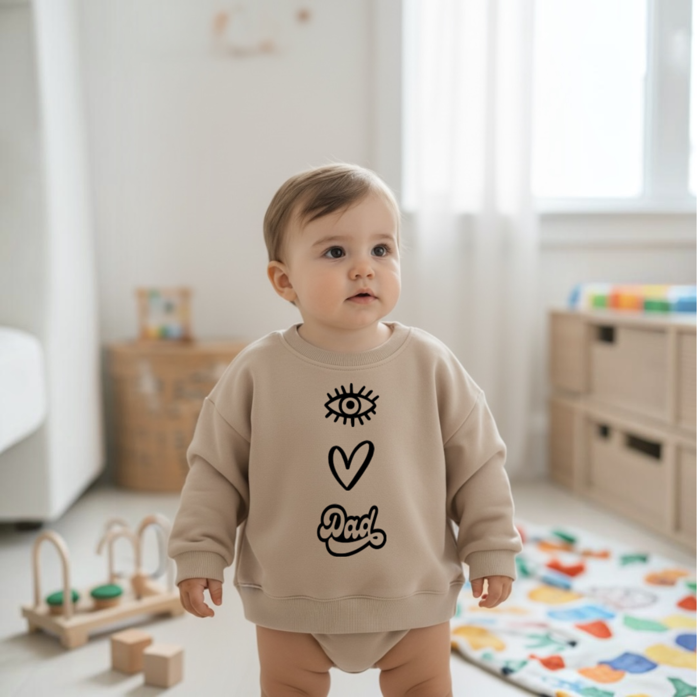 I LOVE DAD SWEATSHIRT