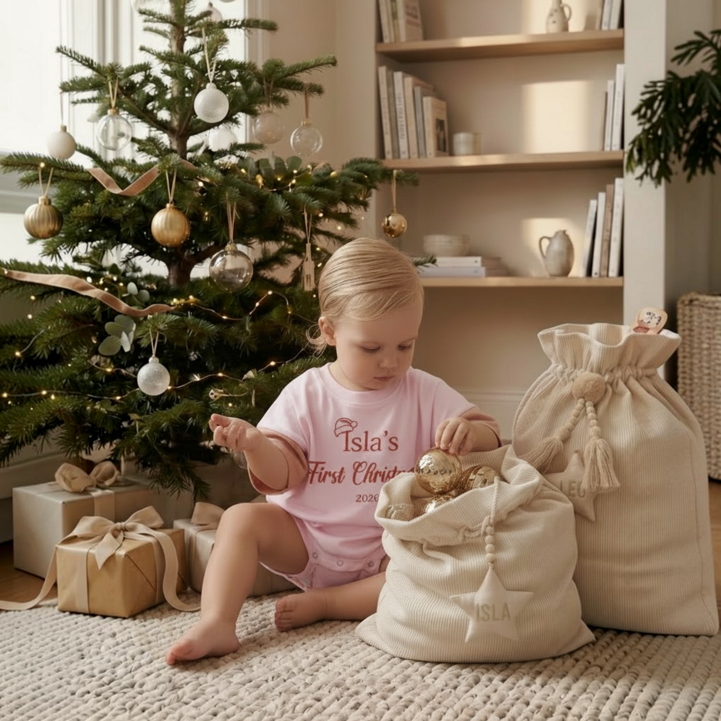 FIRST CHRISTMAS ROMPER - Personalised