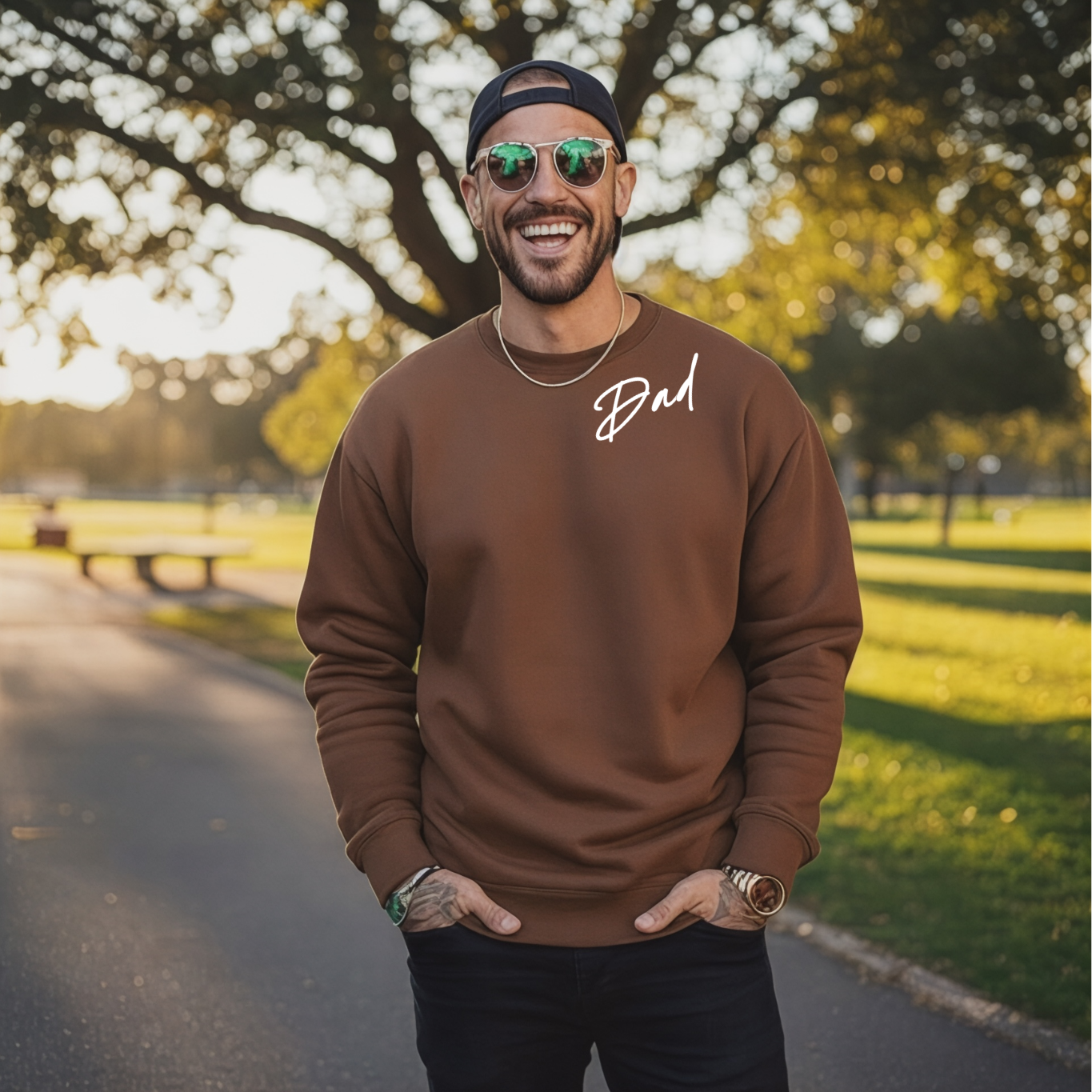 DAD SWEATSHIRT - NECKLINE