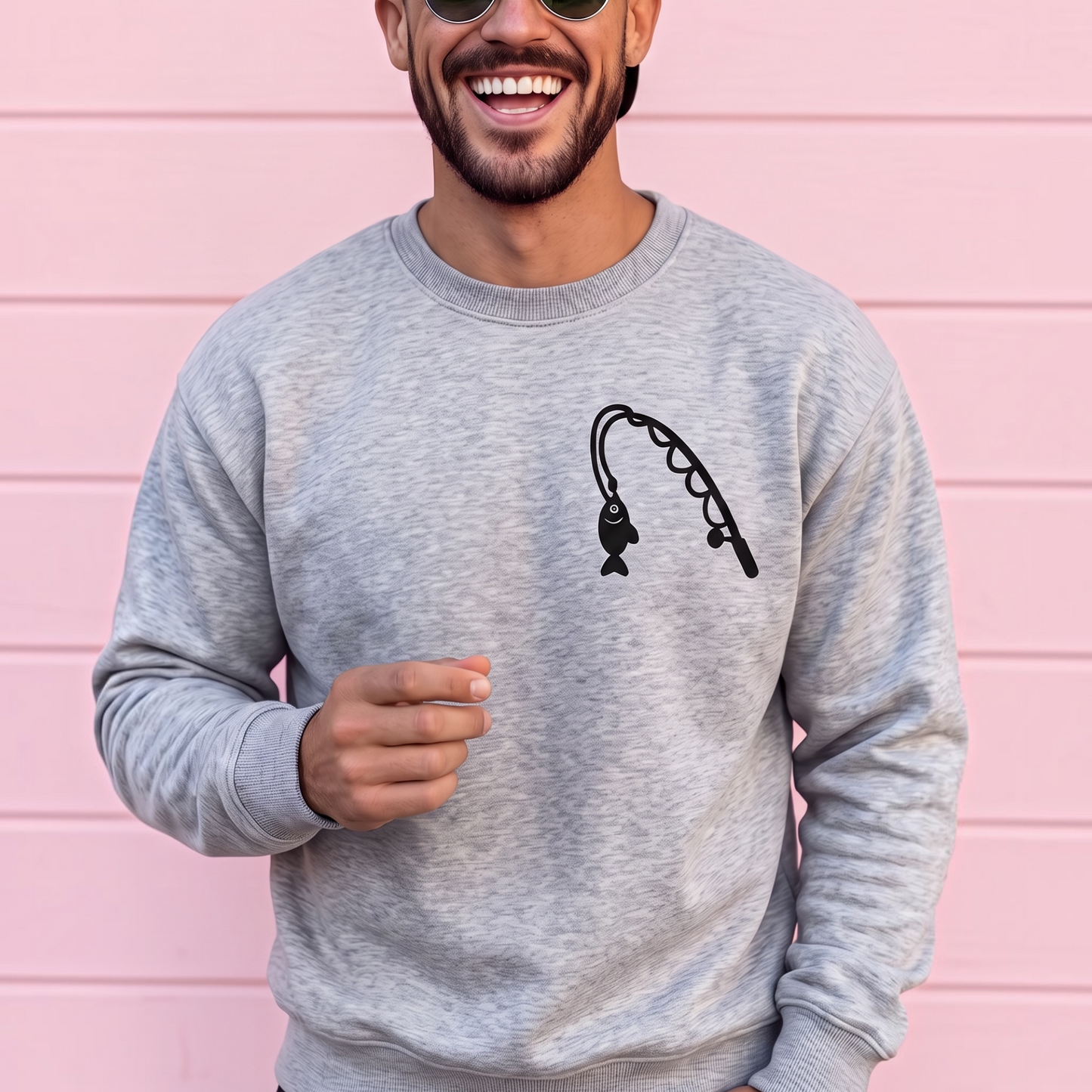 I LOVE 🎣 SWEATSHIRT