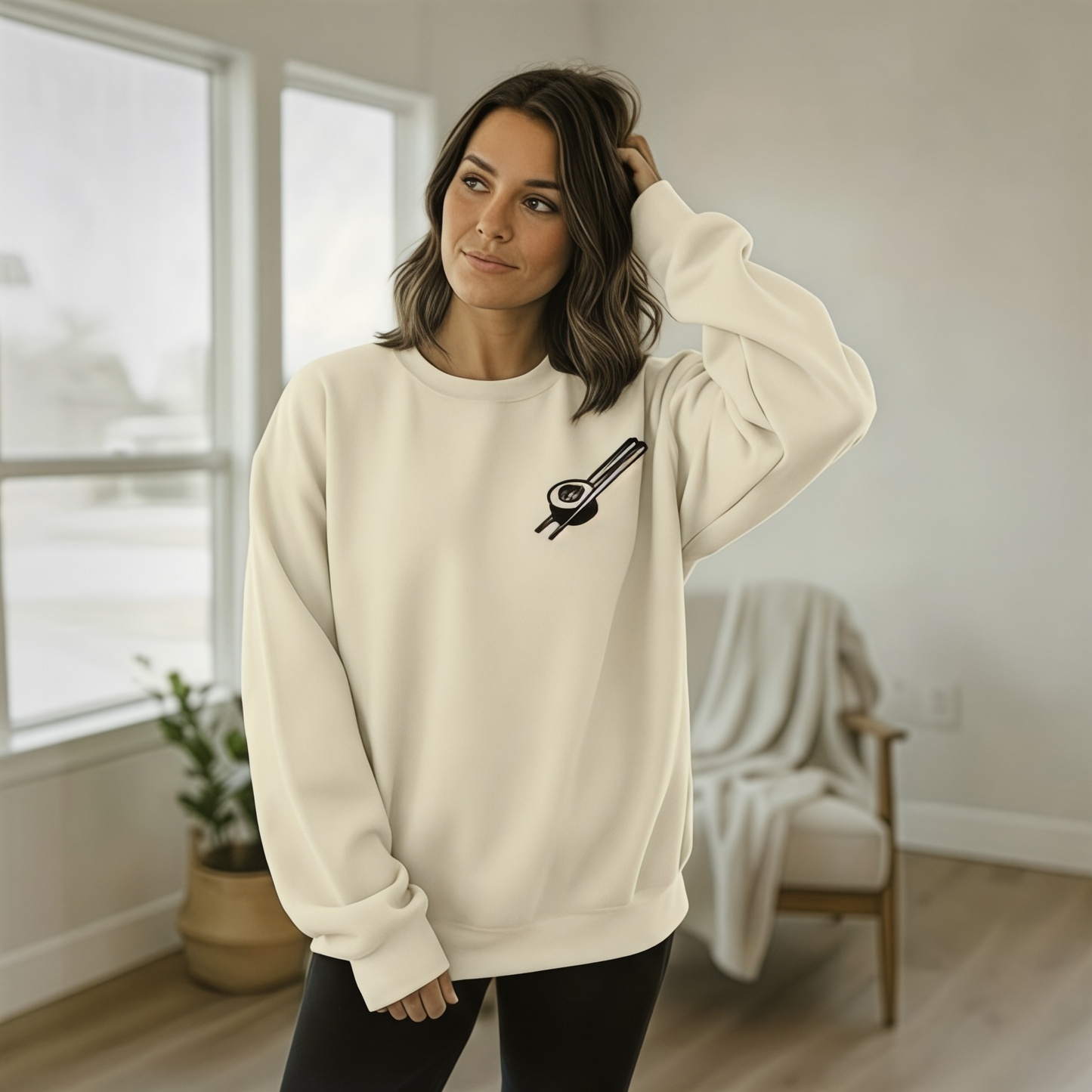 I LOVE 🍣 Adult Sweatshirt