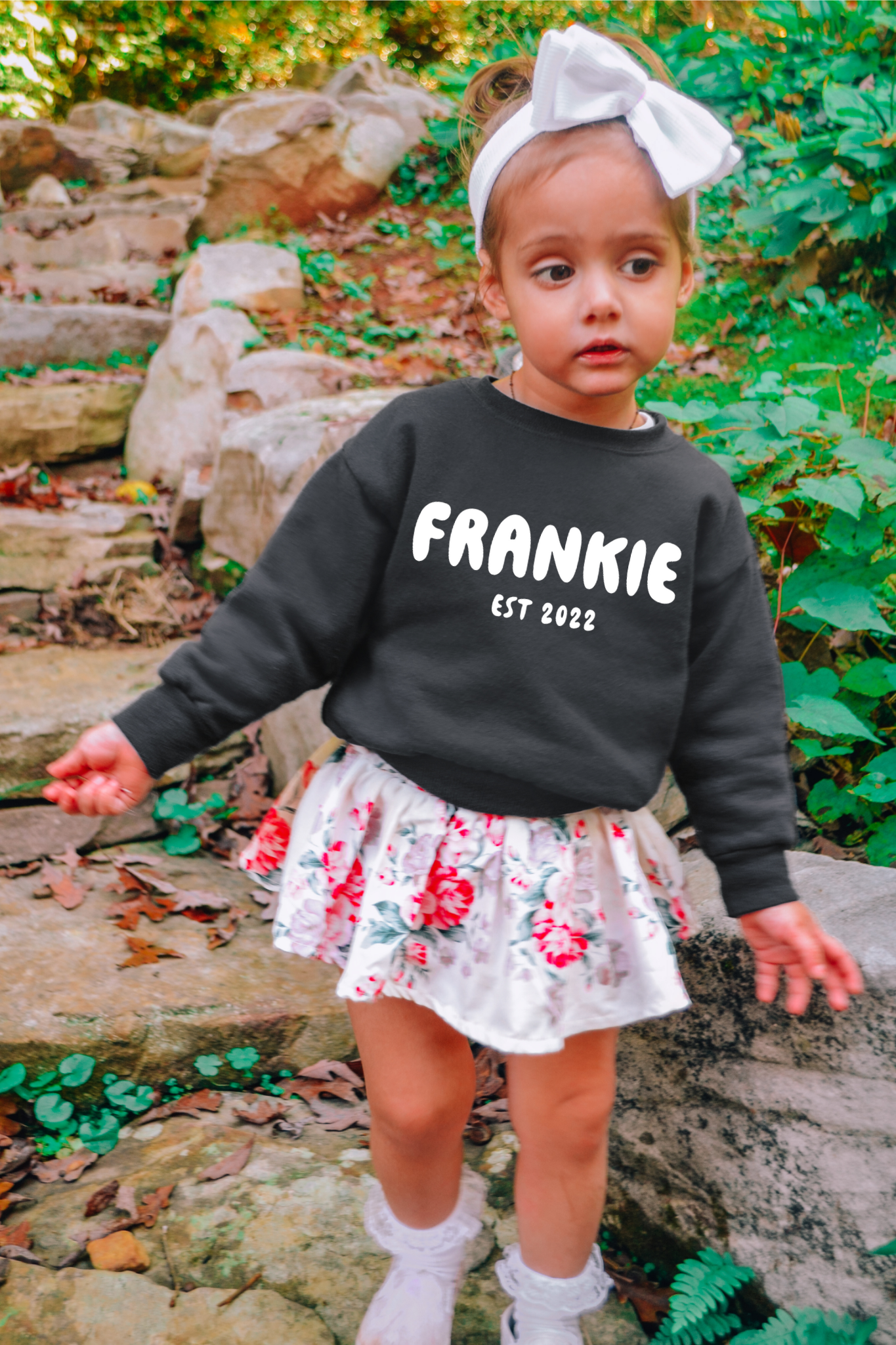 BUBBLE NAME & EST SWEATSHIRT