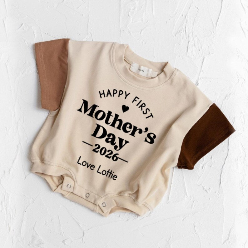 PERSONALISED FIRST MOTHERS DAY ROMPER