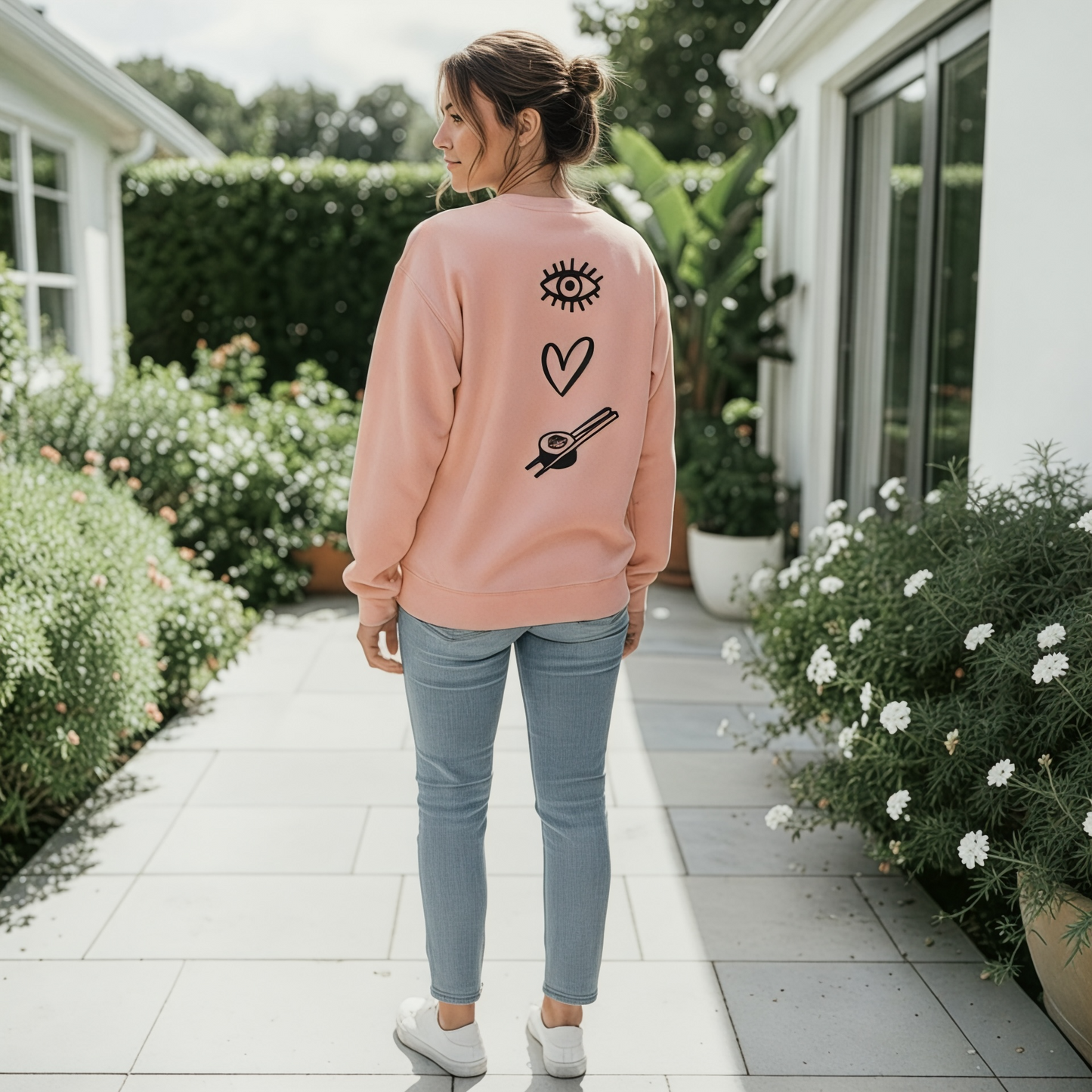 I LOVE 🍣 Adult Sweatshirt