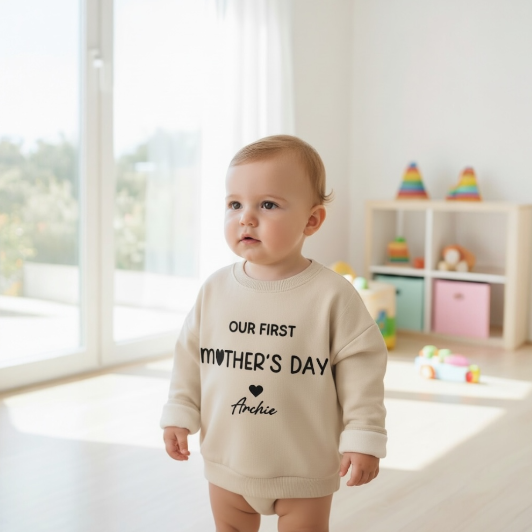 FIRST MOTHERS DAY SWEATSHIRT