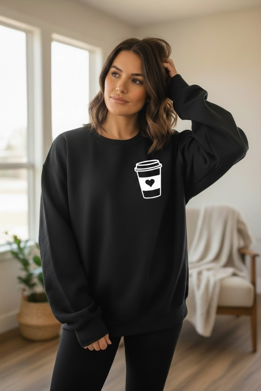 I LOVE ☕️  Sweatshirt