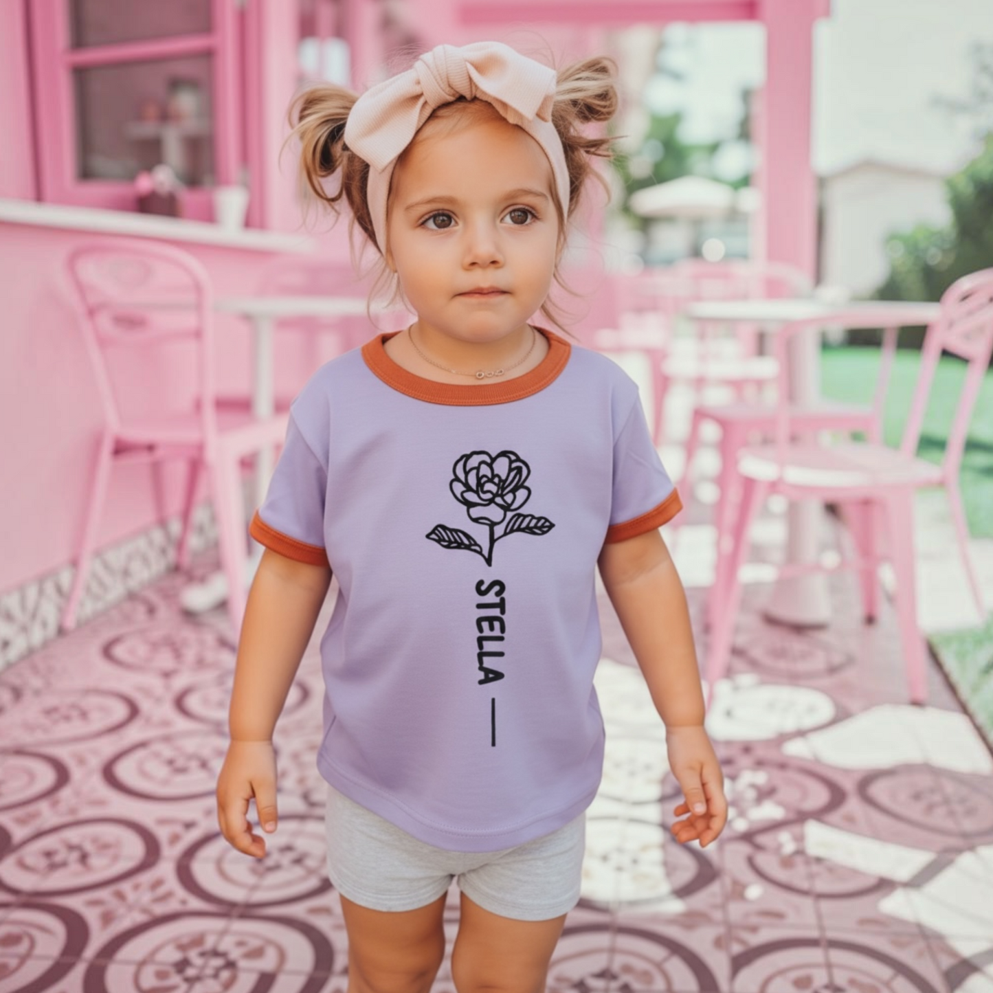 FLOWER STEM NAME TEE