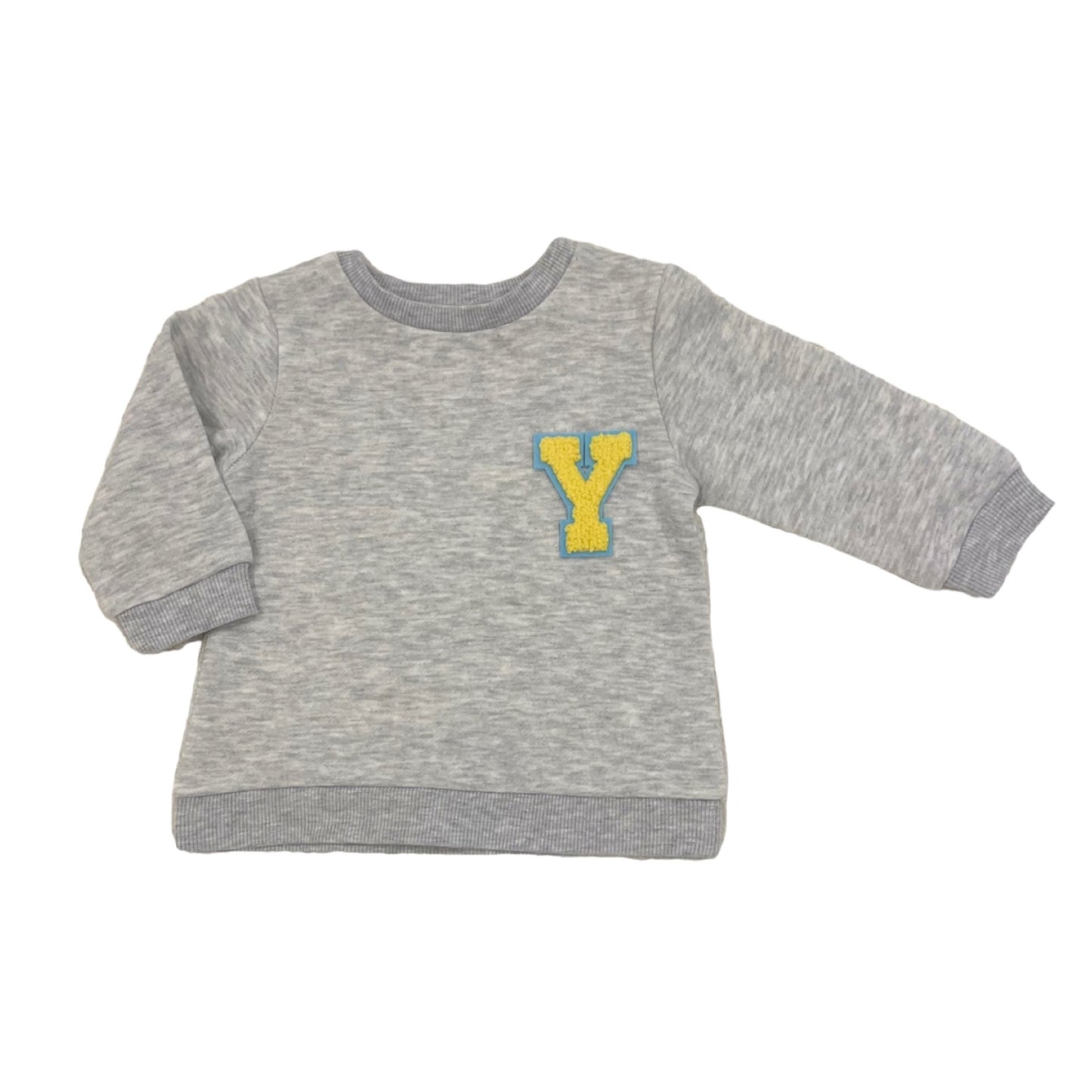 CHENILLE INITIAL SWEATSHIRT