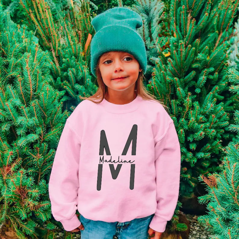 SLICED INITIAL SEATSHIRT
