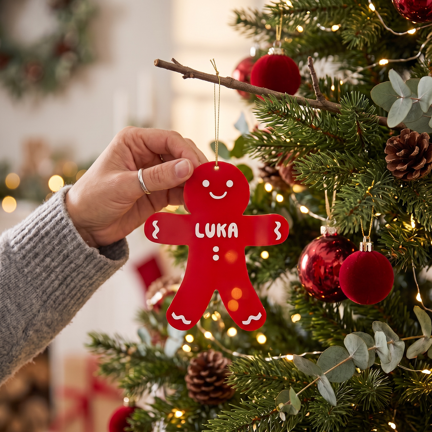 GINGERBREAD CHRISTMAS TREE DECORATION