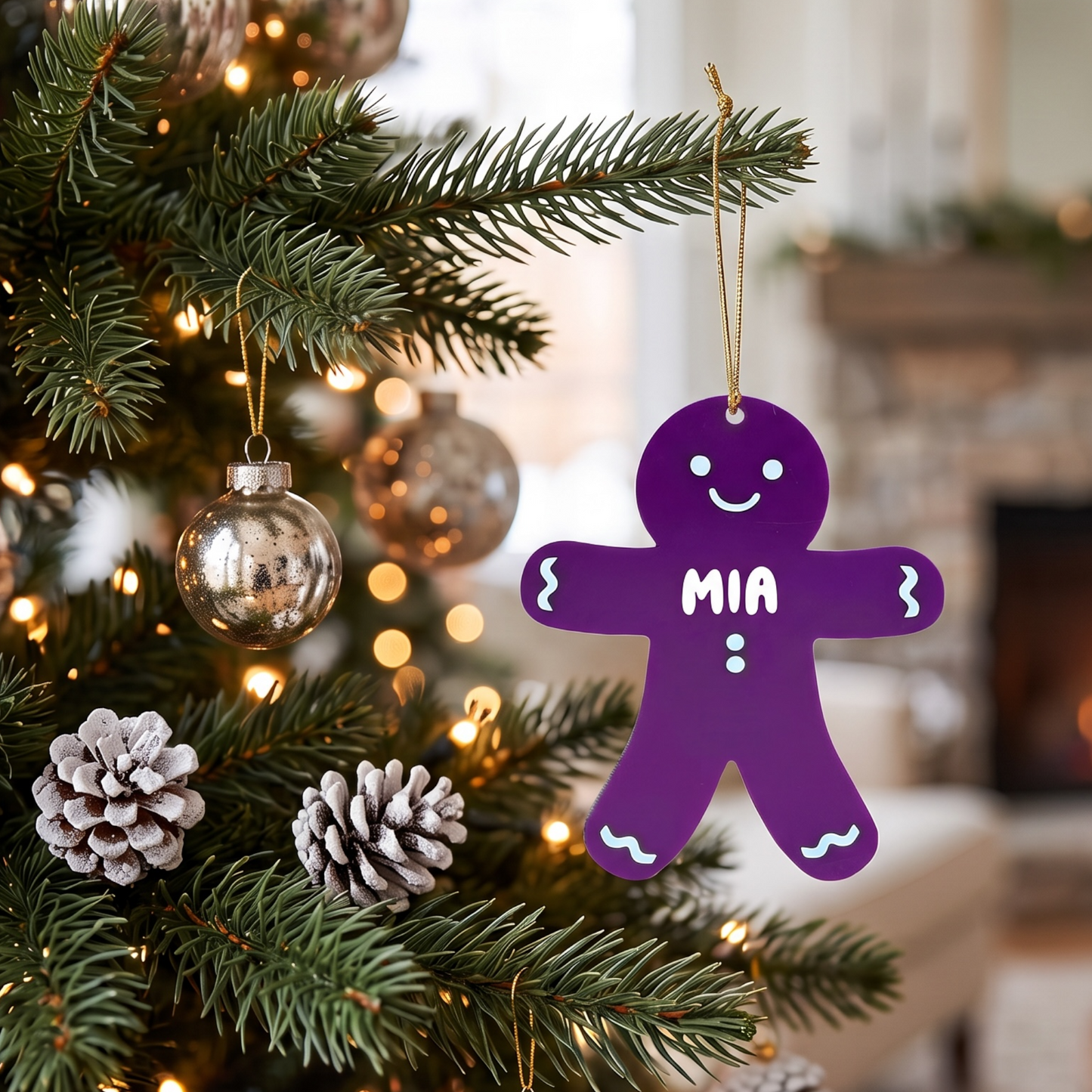 GINGERBREAD CHRISTMAS TREE DECORATION