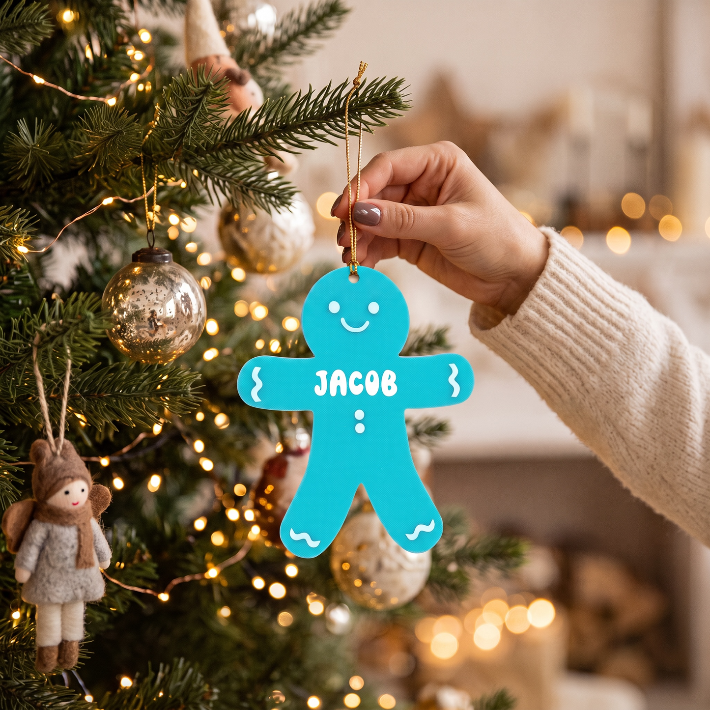 GINGERBREAD CHRISTMAS TREE DECORATION
