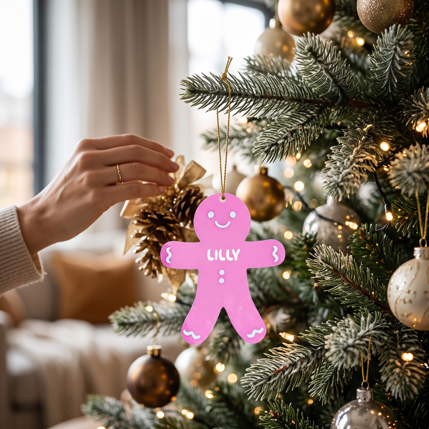 GINGERBREAD CHRISTMAS TREE DECORATION