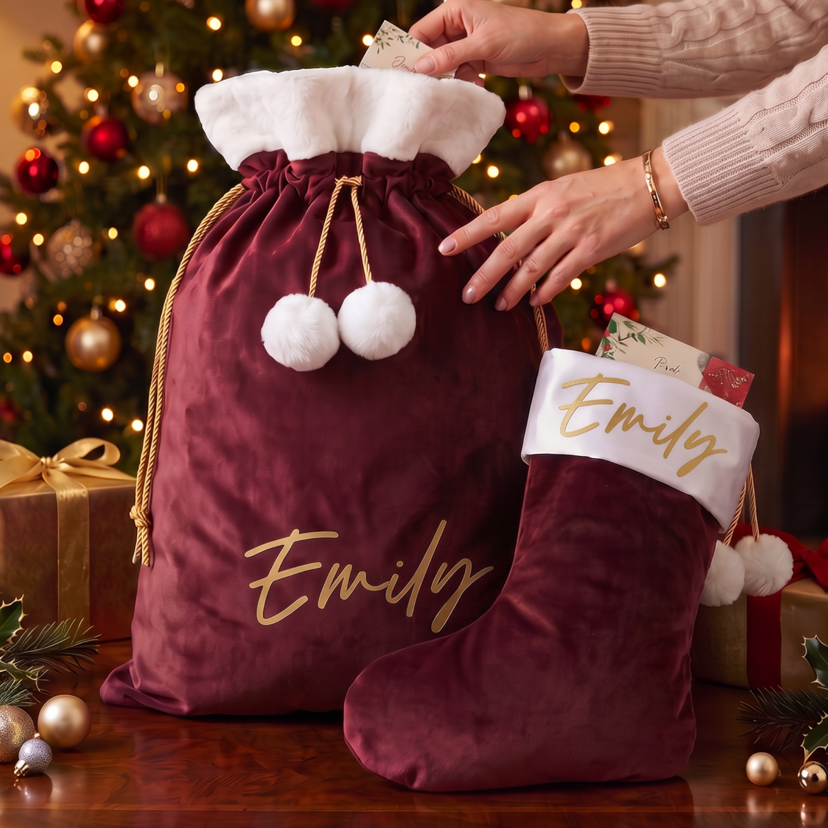 LUX CHRISTMAS SET - DEEP WINE