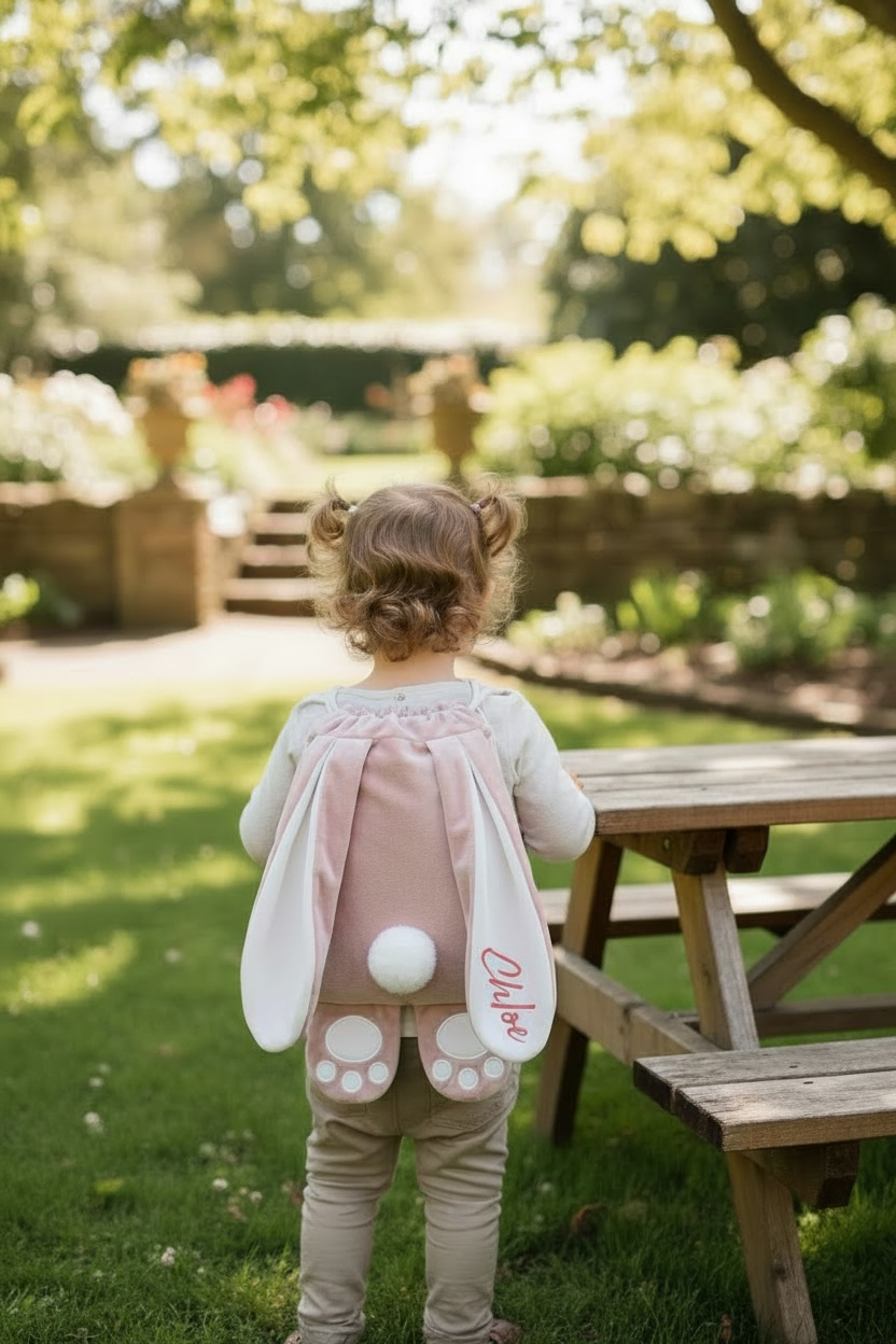 BUNNY BACKPACK - Light Pink