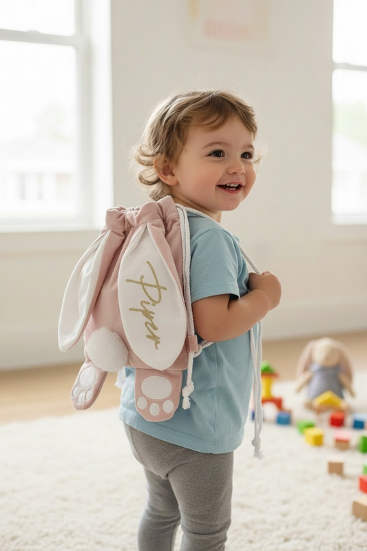 BUNNY BACKPACK - Light Pink