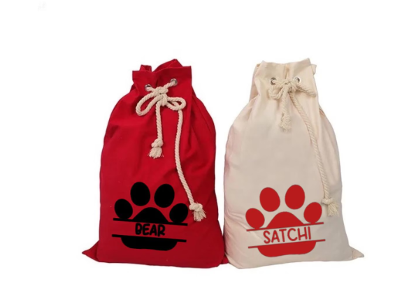 DOG CHRISTMAS SACK