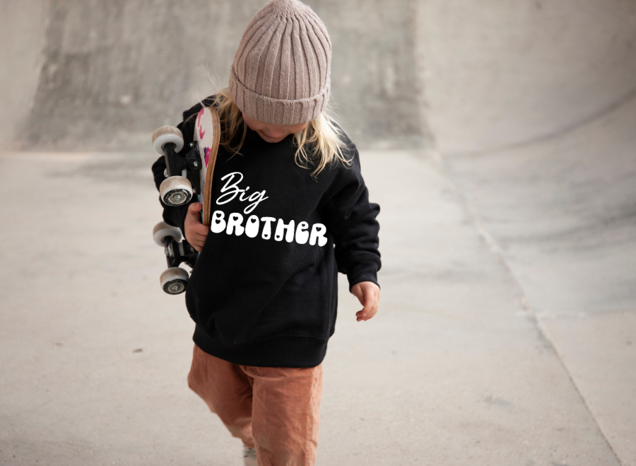BIG SIBLING HEART SWEATSHIRT