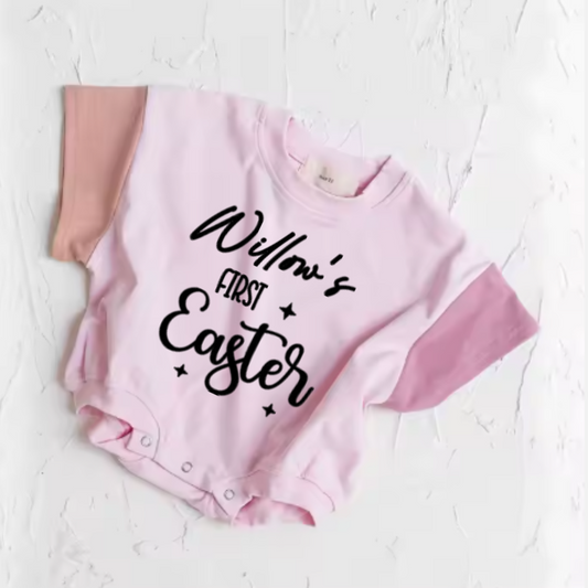 FIRST EASTER ROMPER