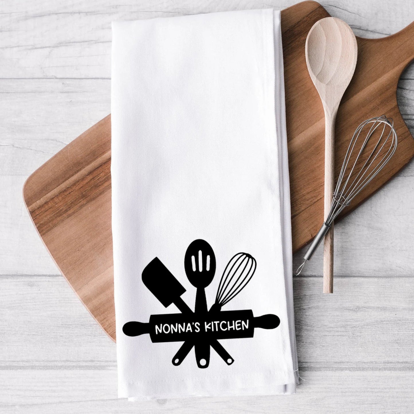 PERSONALISED TEA TOWEL - Utensils